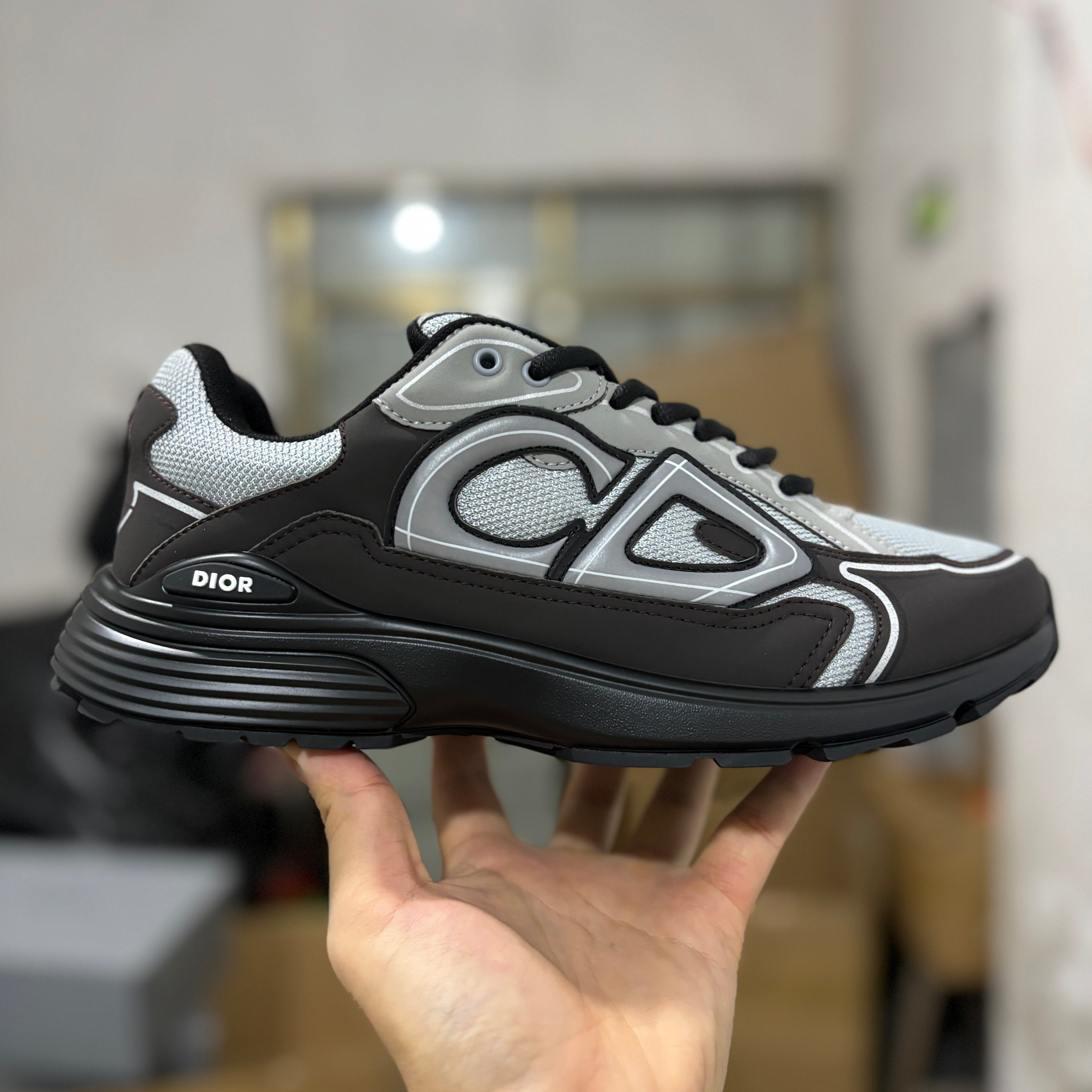 DIOR B30 "BLACK AND SILVER"