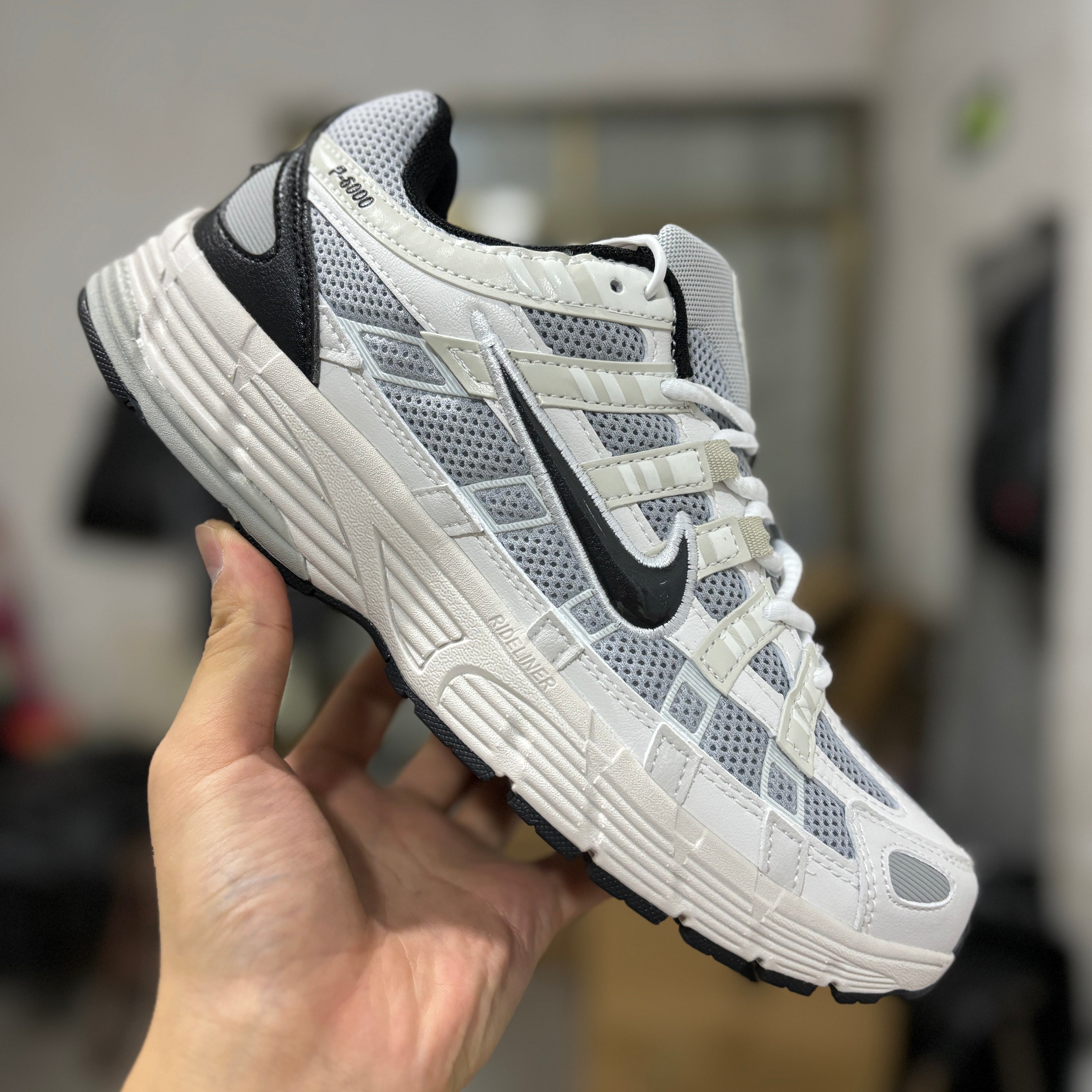 NIKE P-6000 "COOL WHITE AND GREY"