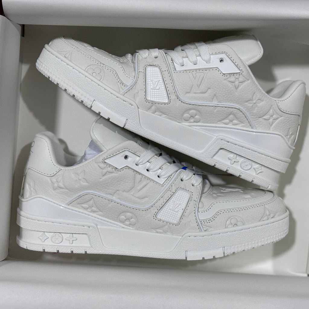 LOUIS VUITTON "TRIPLE WHITE" TRAINER
