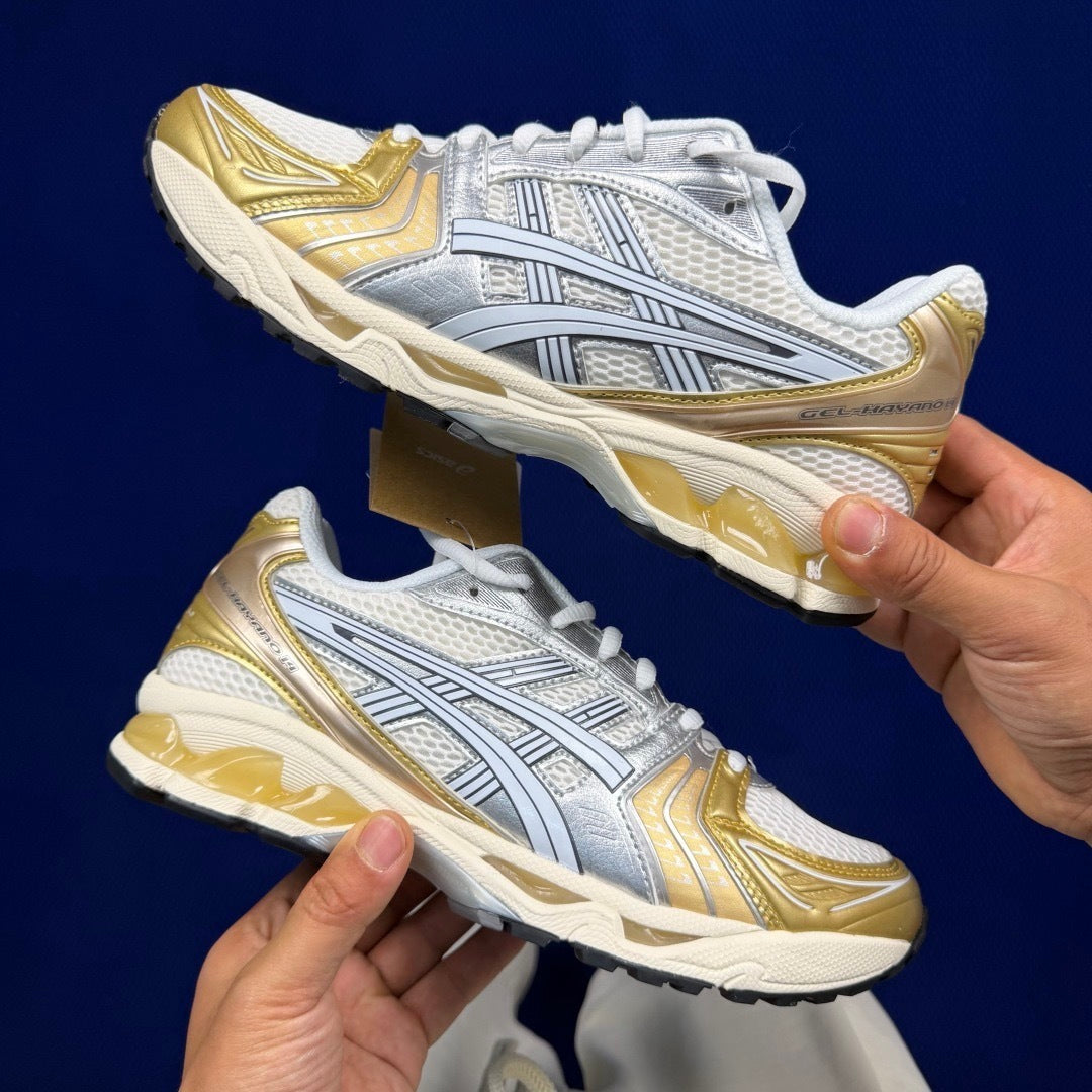 ASIC GEL KAYANO 14 "WHITE PURE GOLD"